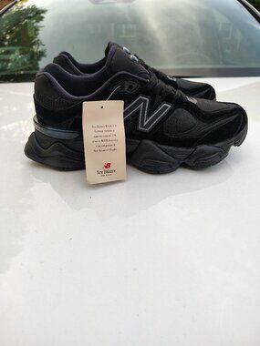 New Balance 9060 BPM triple black Men's Size 8 sneakers/ Women 9.5 New No Box